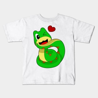 Snake Heart Kids T-Shirt